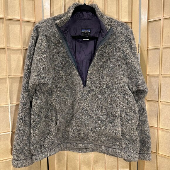 Rare Vintage 90s Patagonia Glissade Kimono Fleece Pullover Women's M, Made USA - Picture 4 of 10